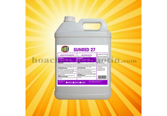 SUNRED 27 - Hợp chất xúc rửa đường ống